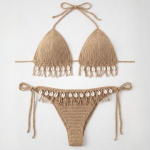 Conjunto Biquini "Maré Viva" - Edição Limitada em Crochet